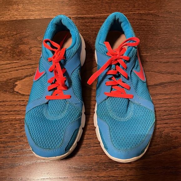 Nike Flex Experience RN 2 Women's Shoes Size 7.5  Blue and Pink Sneaker Running - Picture 6 of 7